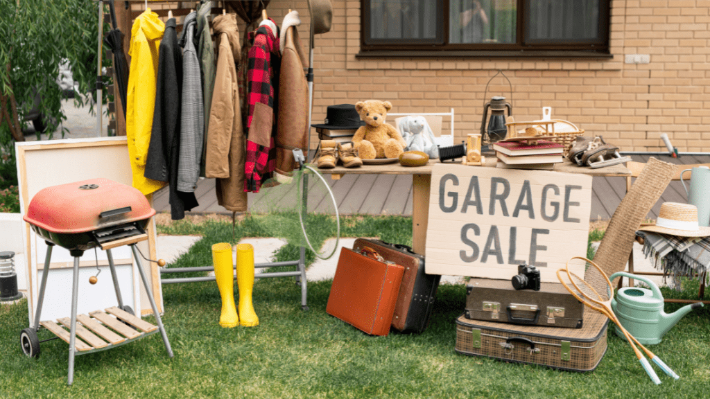 garage sale - Canva