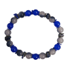 Handmade Blue Lapis Lazuli & Bead Bracelet - Wisdom & Strength