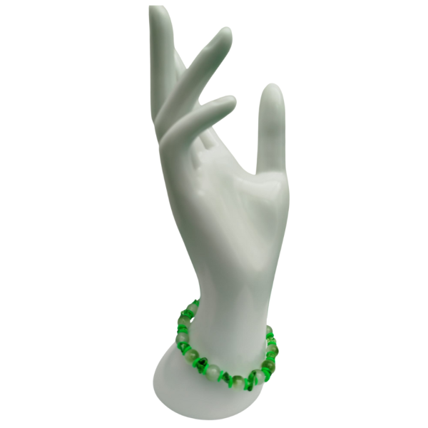Handmade Green Peridot & Bead Bracelet - Fresh Energy & Renewal