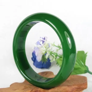 Jade Bracelet - Spinach Green