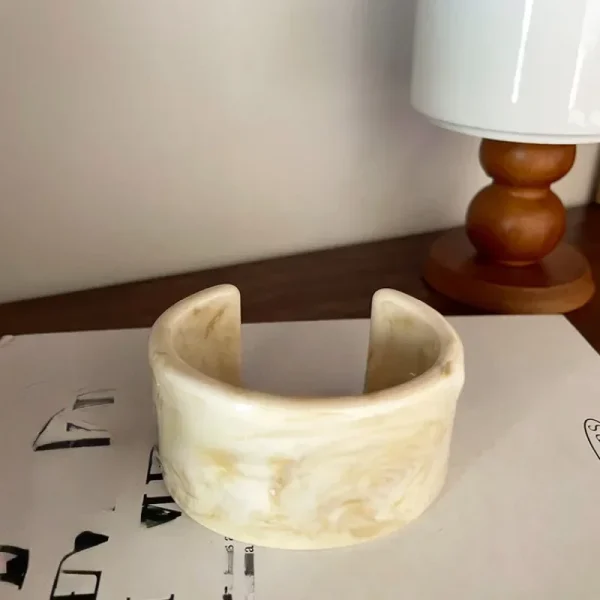 Irregular Acrylic Acetate Bracelets - Image 5