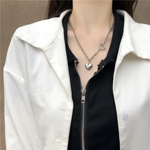 Love Heart Pendant Necklace - Image 7