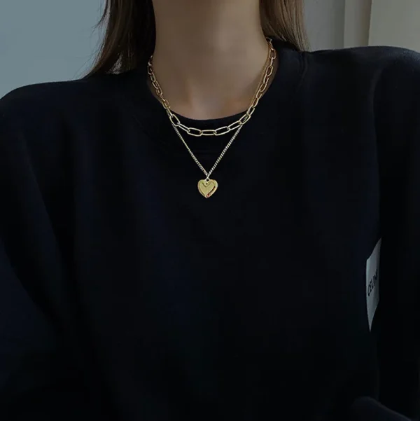 Love Heart Pendant Necklace - Image 10