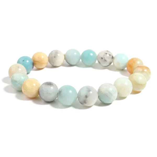 Depression Healing Crystal Stone Bracelet - Dendritic Agate - Image 8