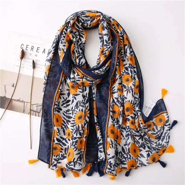 Classical Print Lady Scarf - Image 6