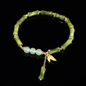 Southern Jade Bamboo Bracelets (Vintage Reiki Healing)