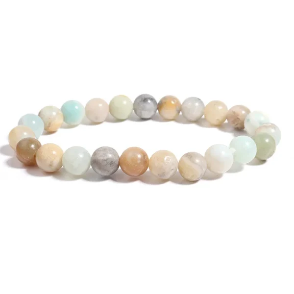 Depression Healing Crystal Stone Bracelet - Dendritic Agate - Image 12