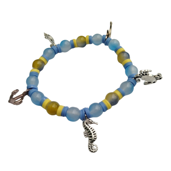 Handmade Sea & Sand Charm Bracelet - Coastal Beauty & Relaxed Style