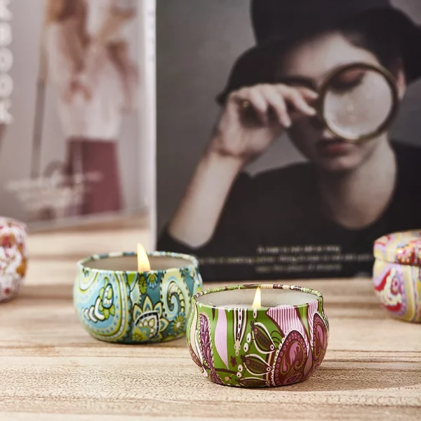 Scented Aromatherapy Candles Gift Set - 12 Pieces - Image 5