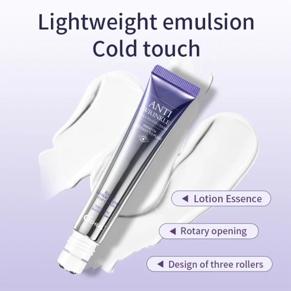 O'CHEAL Anti Wrinkle & Anti Dark Circle Eye Cream with Roller Massager - Image 6