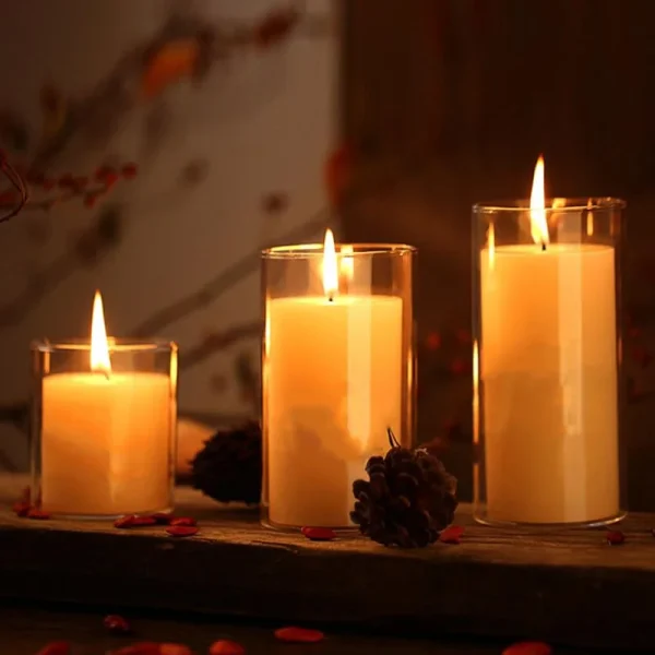 Elegant Glass Jar Candle Holder - Image 4