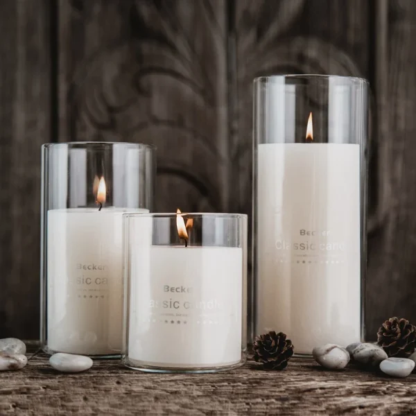 Elegant Glass Jar Candle Holder - Image 2