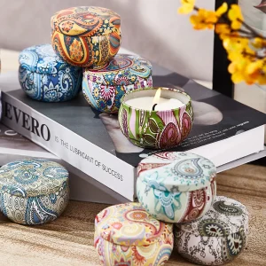Scented Aromatherapy Candles Gift Set - 12 Pieces