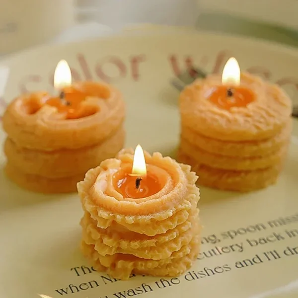 Cookies Scented Aromatherapy Candles - 4pcs Set - Image 6