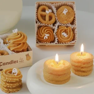 Cookies Scented Aromatherapy Candles - 4pcs Set