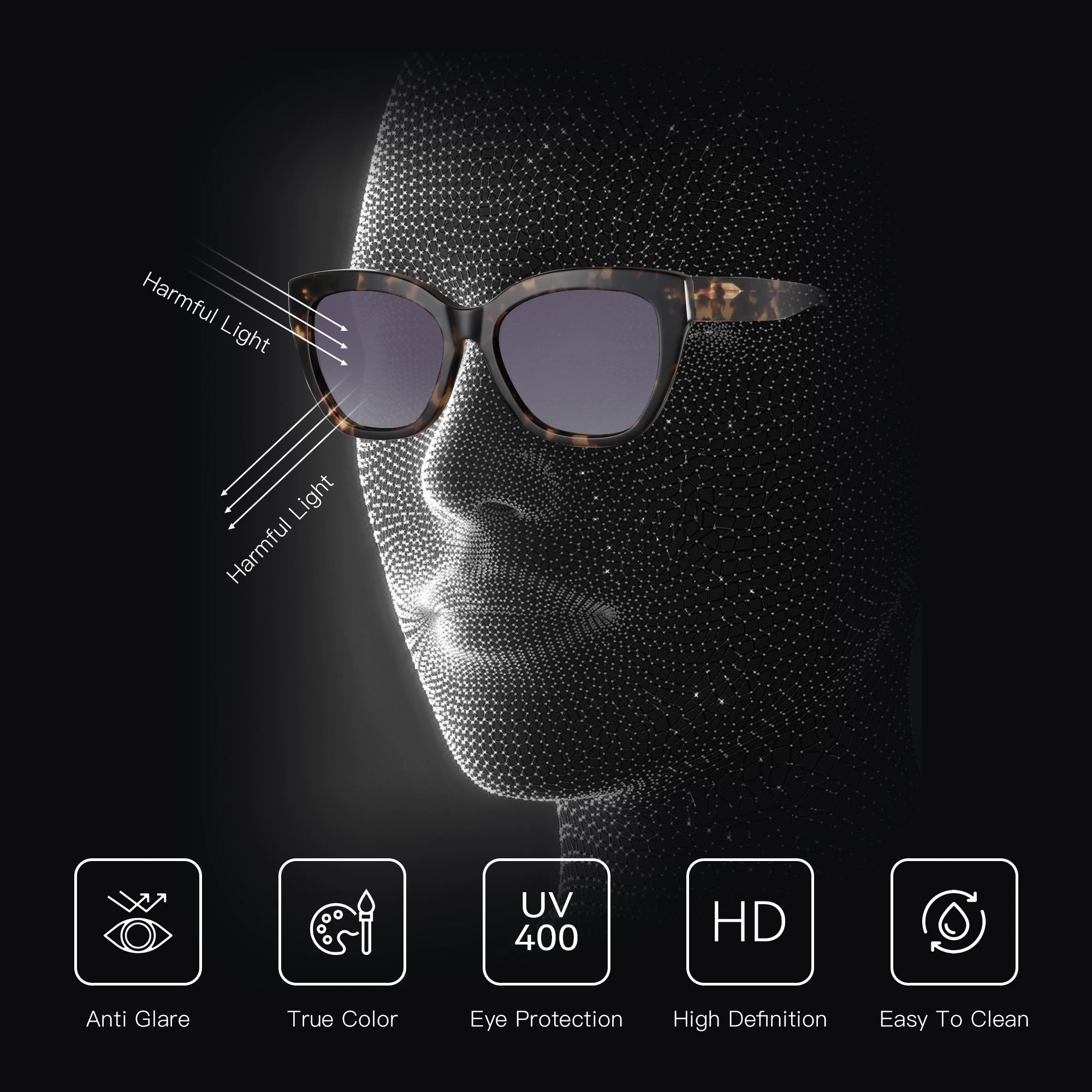 ZENOTTIC Butterfly Polarized Sunglasses – Handmade Acetate UV400 - Image 5