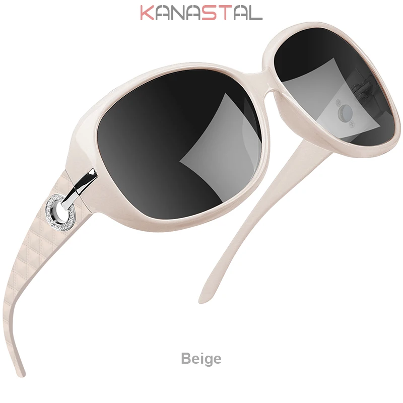 KANASTAL Retro Diamond Butterfly Frame Polarized Sunglasses - Image 12