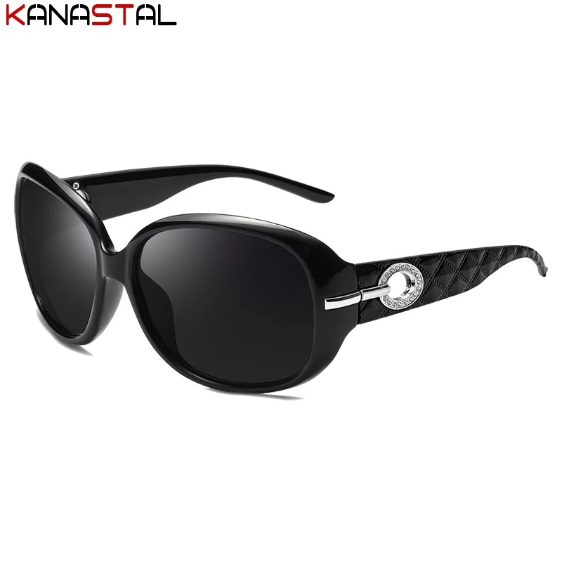 KANASTAL Retro Diamond Butterfly Frame Polarized Sunglasses - Image 3
