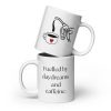 White glossy mug - Fueled by Daydreams and Caffeine Mug | Whimsy Mimzy