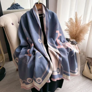 Luxury Winter Cashmere Scarf for Women – Warm Pashmina Shawl & Blanket Wrap