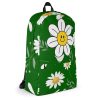 Green Backpack - Daisy Day