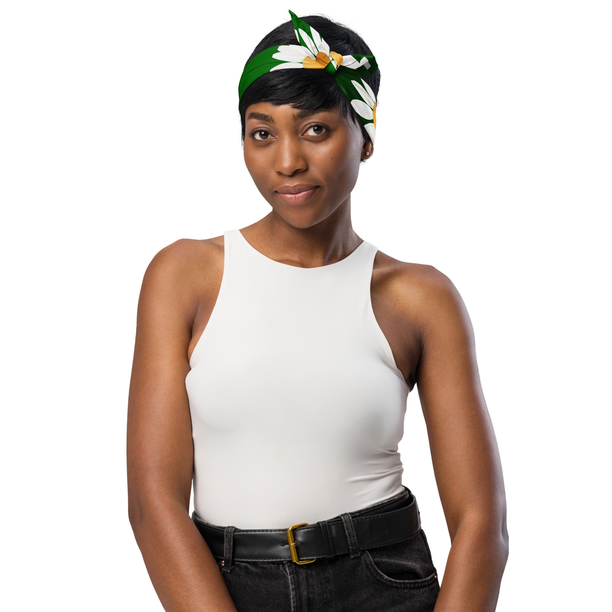 All-over print bandana - Daisy love - Image 8