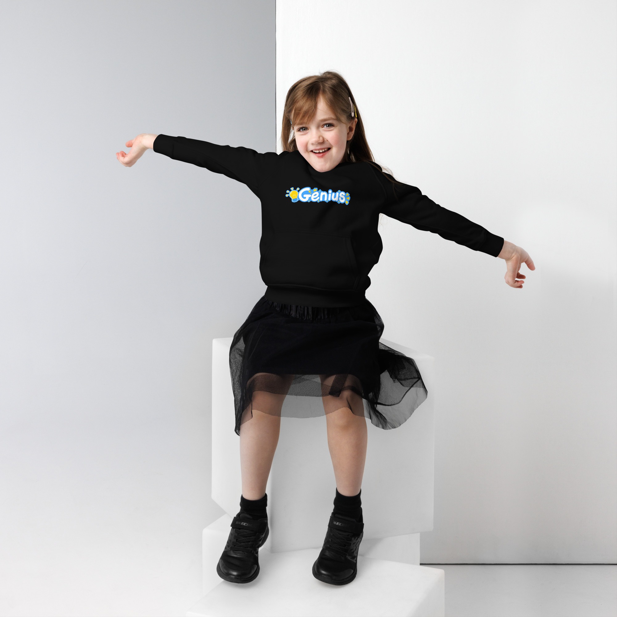 Kids eco hoodie - Genius - Image 14