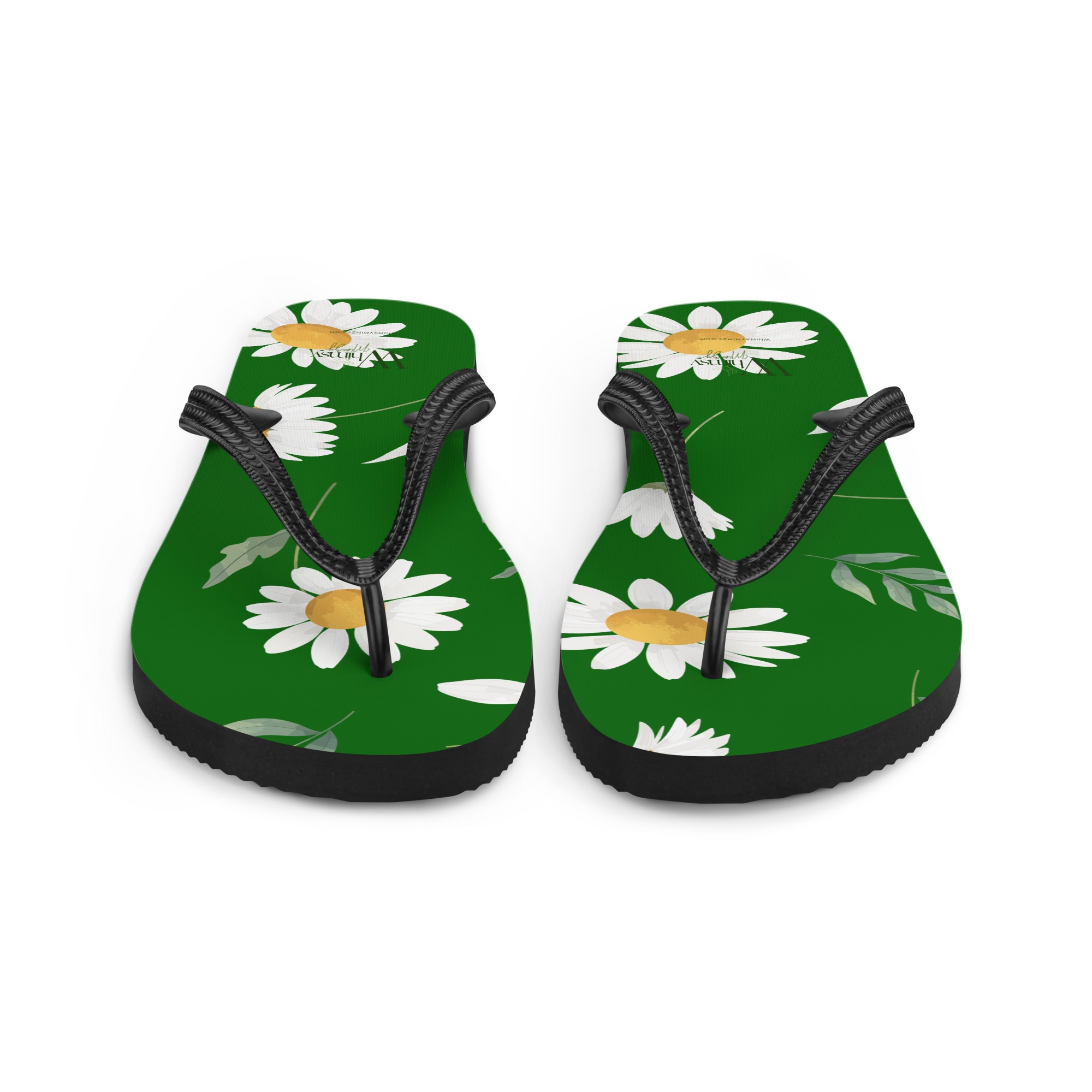 Flip-Flops - Green Daisy Love - Image 3