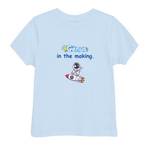 Toddler jersey t-shirt - Genius in the making | Whimsy Mimzy