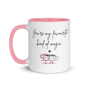 Mug with Pink Inside - You're my favourite kind of magic | Whimsy Mimzy