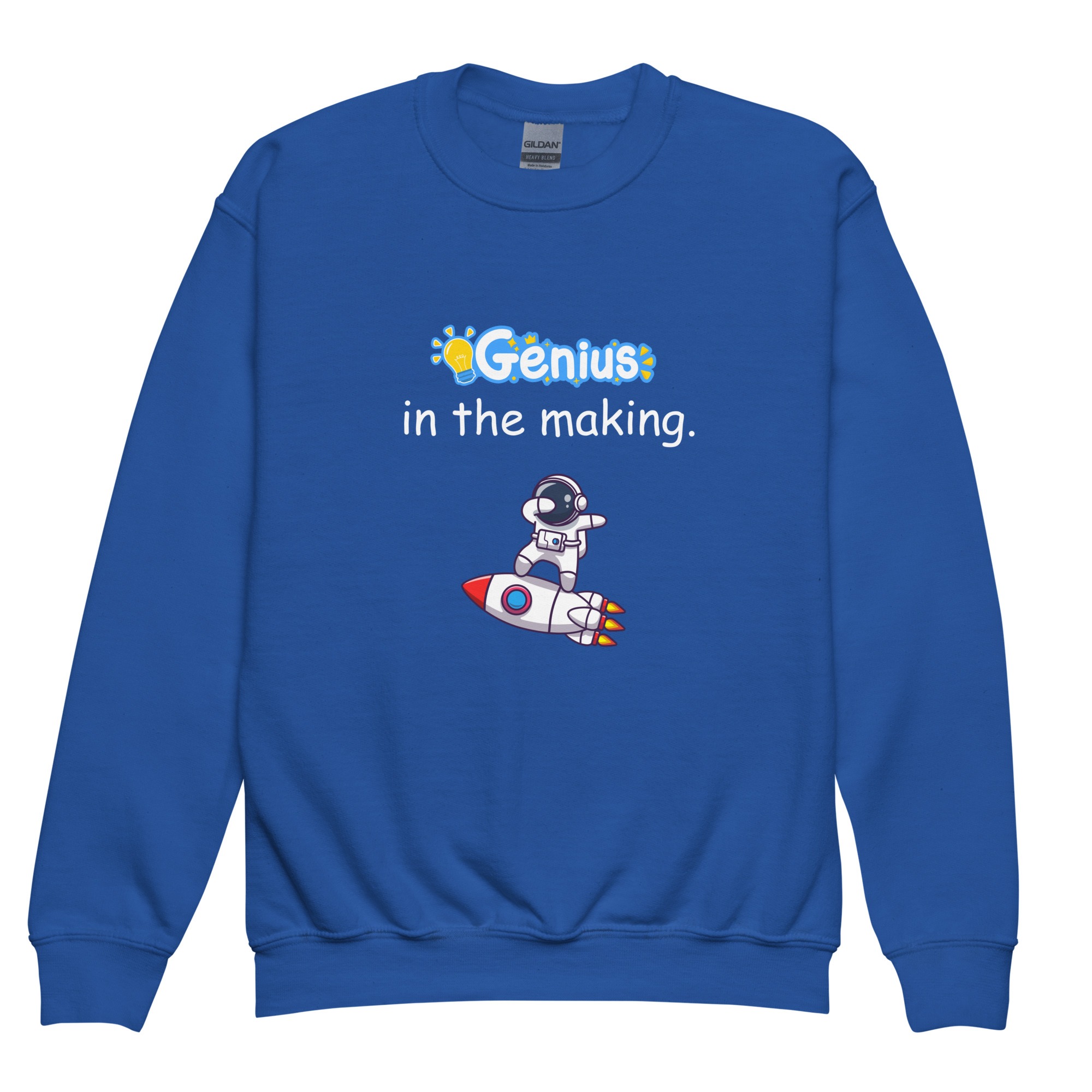 Youth crewneck sweatshirt - Genius in the making