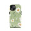 MagSafe® Tough iPhone Case – Daisy Sage | Floral Protective Cover