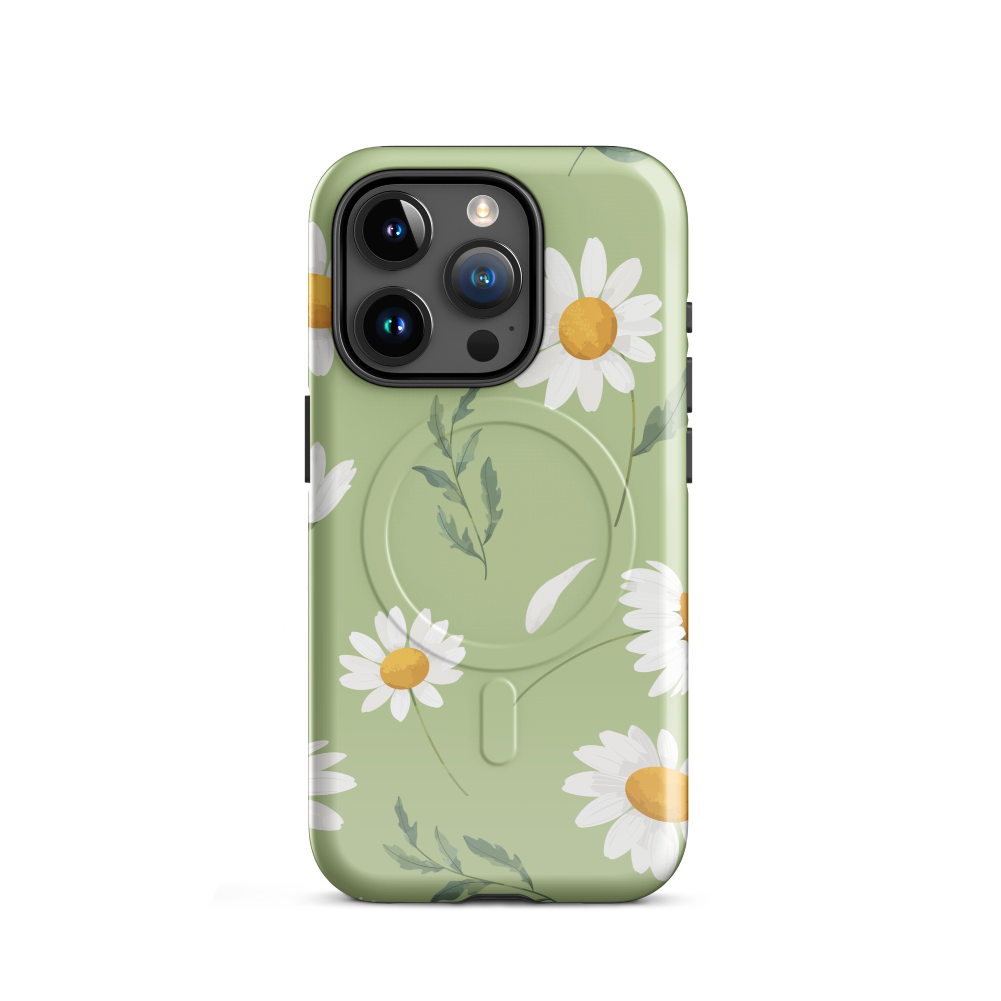 MagSafe® Tough iPhone Case – Daisy Sage | Floral Protective Cover - Image 13