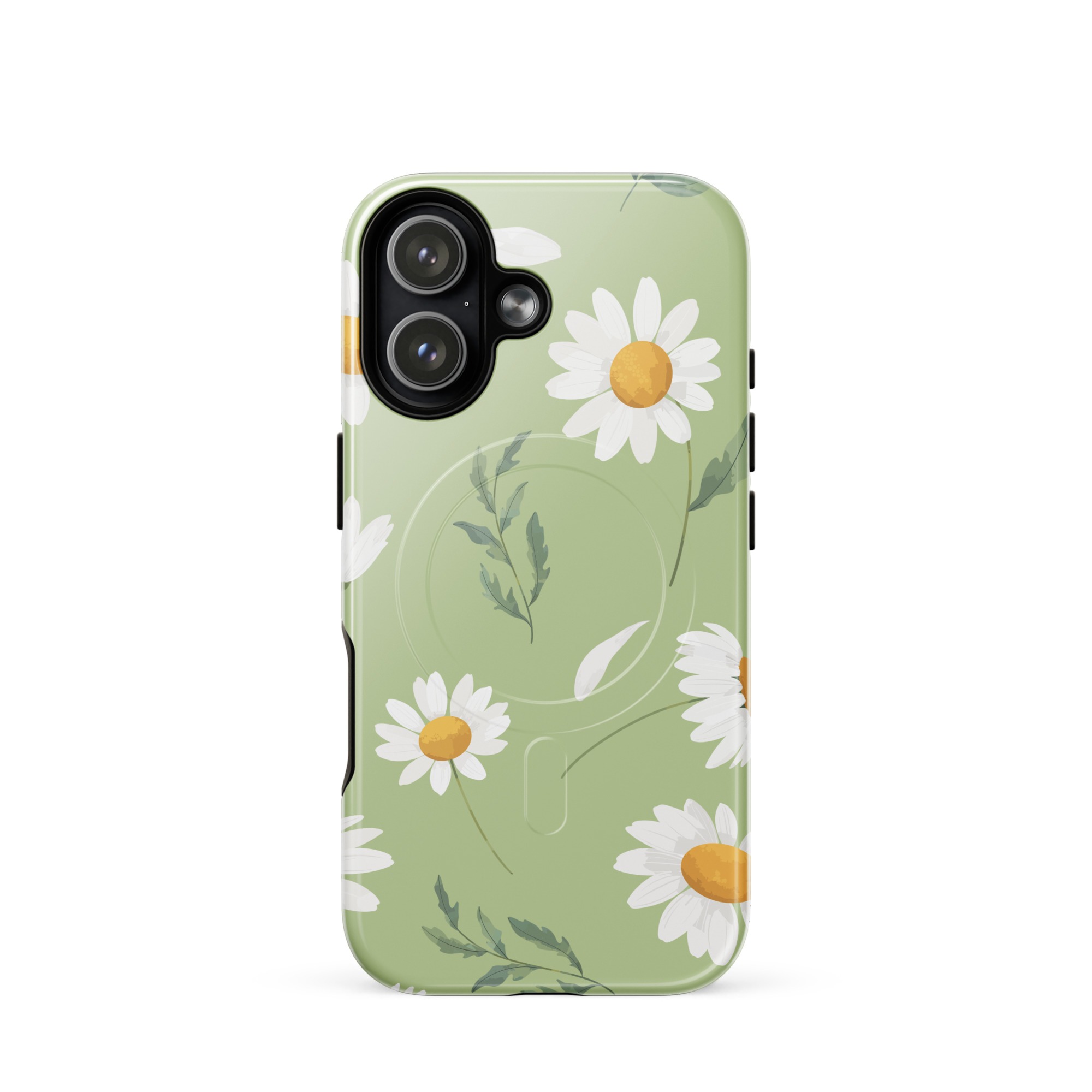 MagSafe® Tough iPhone Case – Daisy Sage | Floral Protective Cover - Image 25