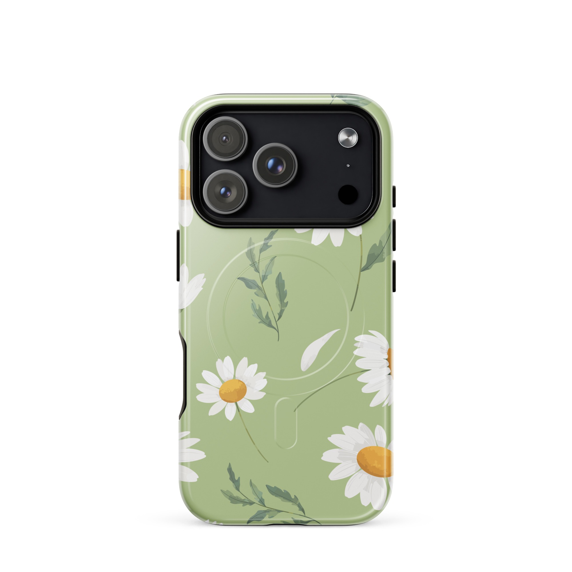 MagSafe® Tough iPhone Case – Daisy Sage | Floral Protective Cover - Image 29