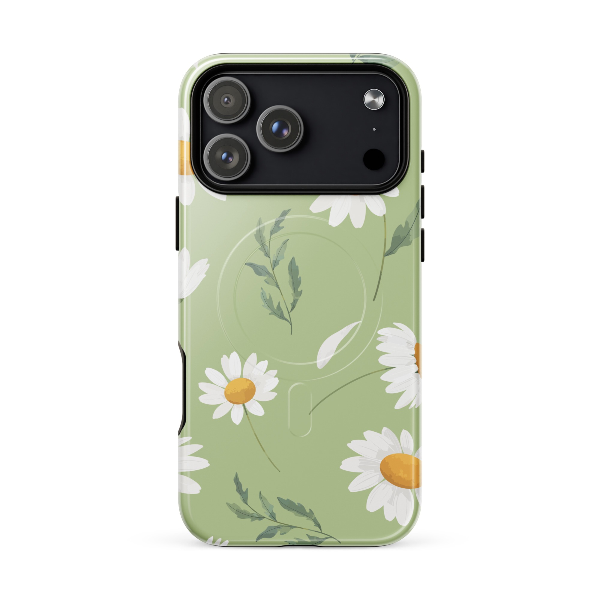 MagSafe® Tough iPhone Case – Daisy Sage | Floral Protective Cover - Image 31