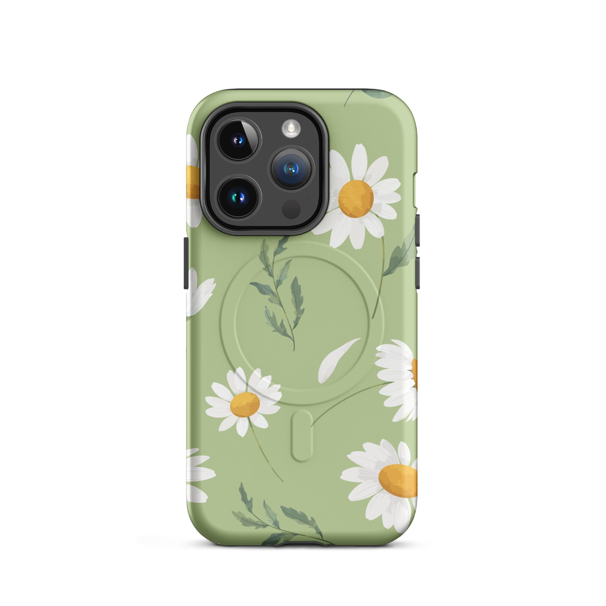 MagSafe® Tough iPhone Case – Daisy Sage | Floral Protective Cover - Image 6