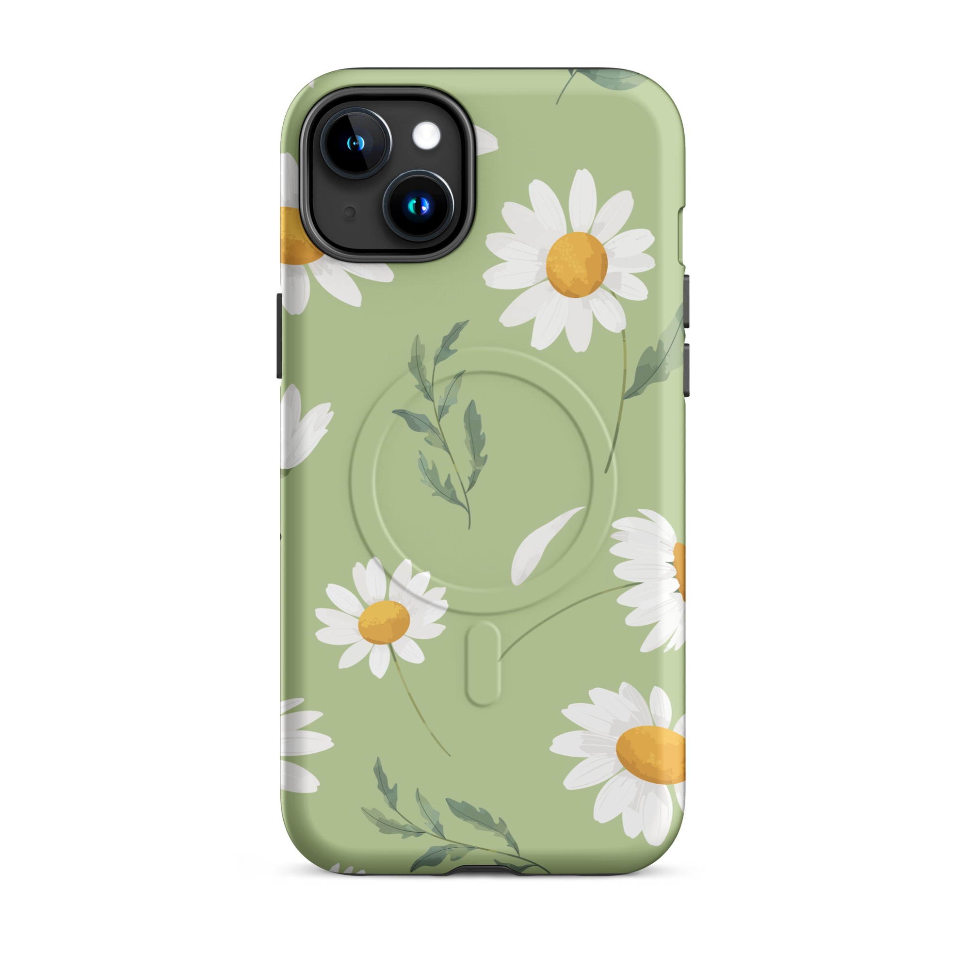 MagSafe® Tough iPhone Case – Daisy Sage | Floral Protective Cover - Image 12