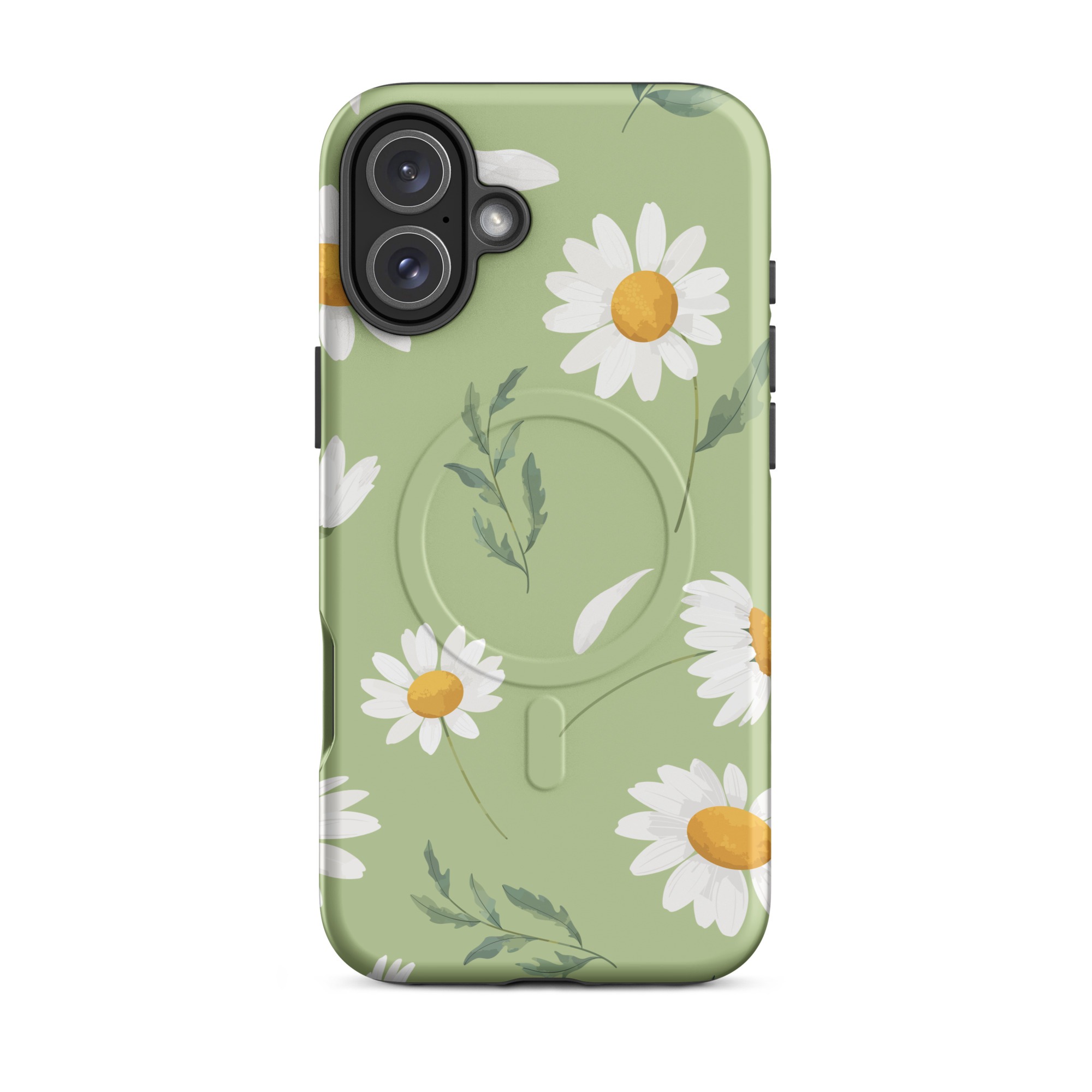 MagSafe® Tough iPhone Case – Daisy Sage | Floral Protective Cover - Image 20