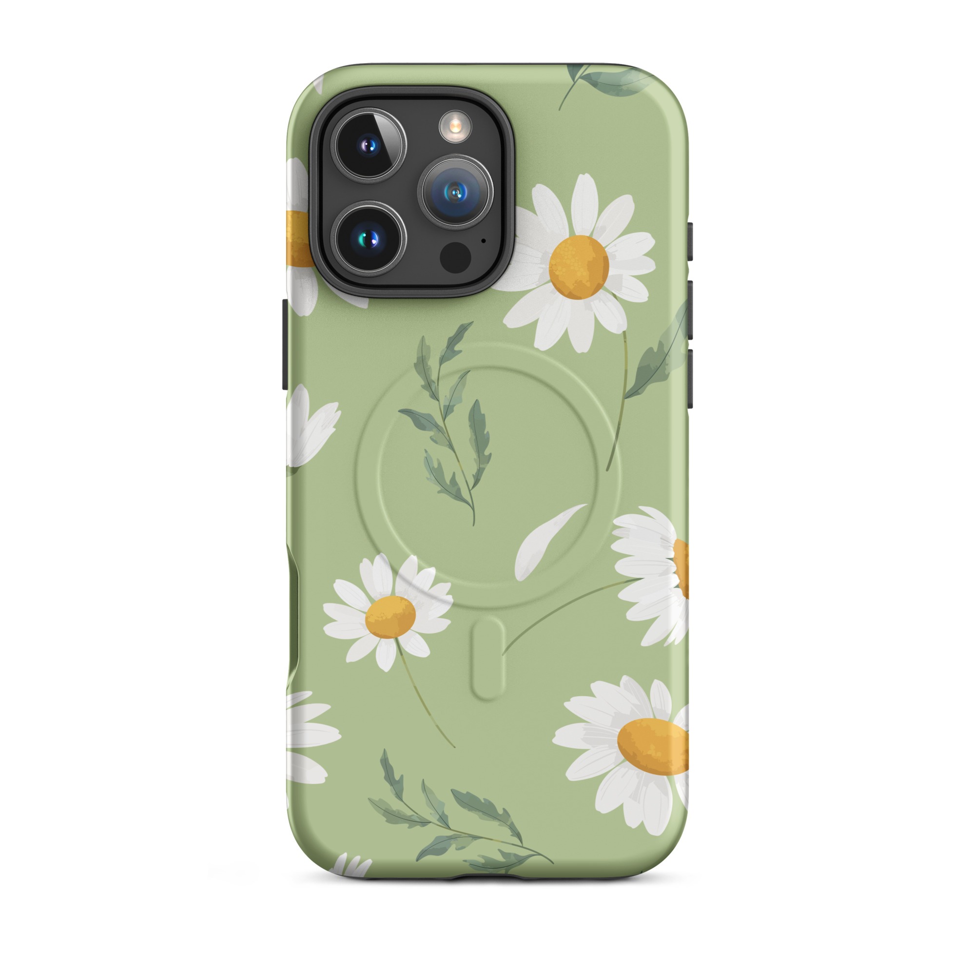MagSafe® Tough iPhone Case – Daisy Sage | Floral Protective Cover - Image 24