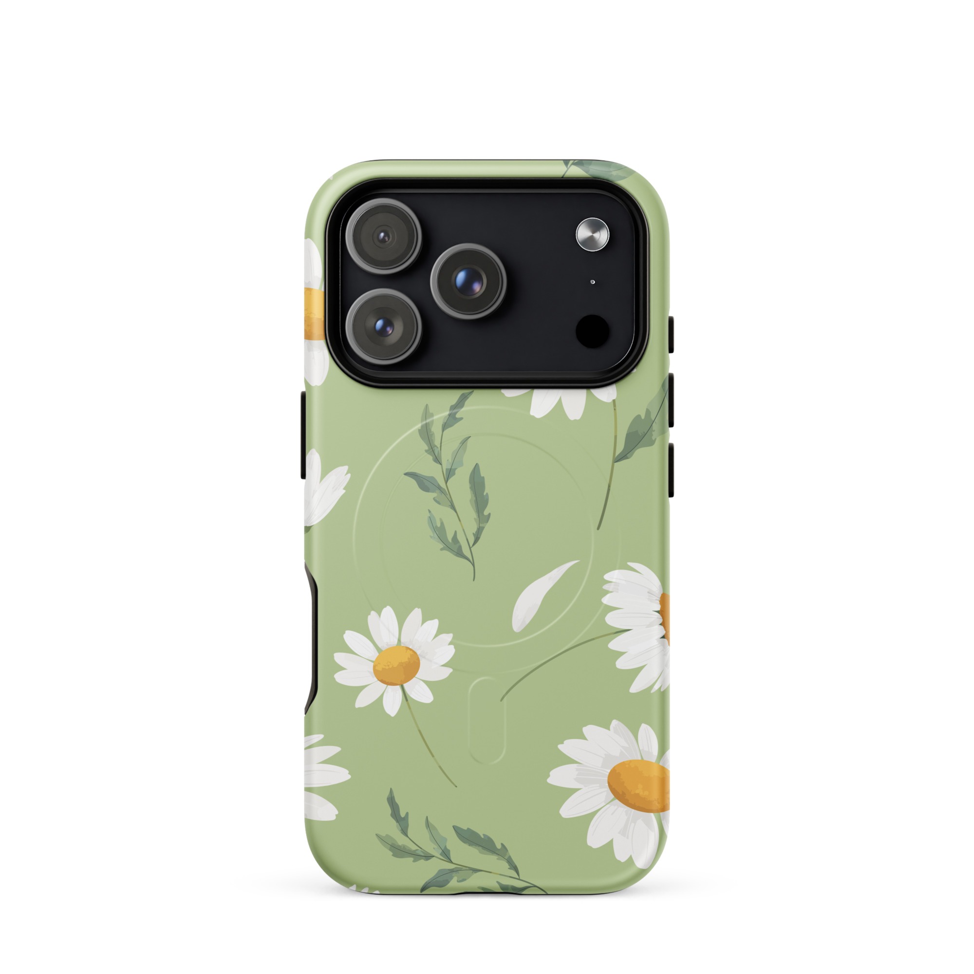 MagSafe® Tough iPhone Case – Daisy Sage | Floral Protective Cover - Image 30