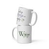 White glossy mug - Whimsy Mimzy Branded